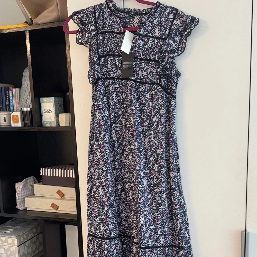 Rails Sofie Embroidered Floral-Print Midi Dress - Picture 5 of 9